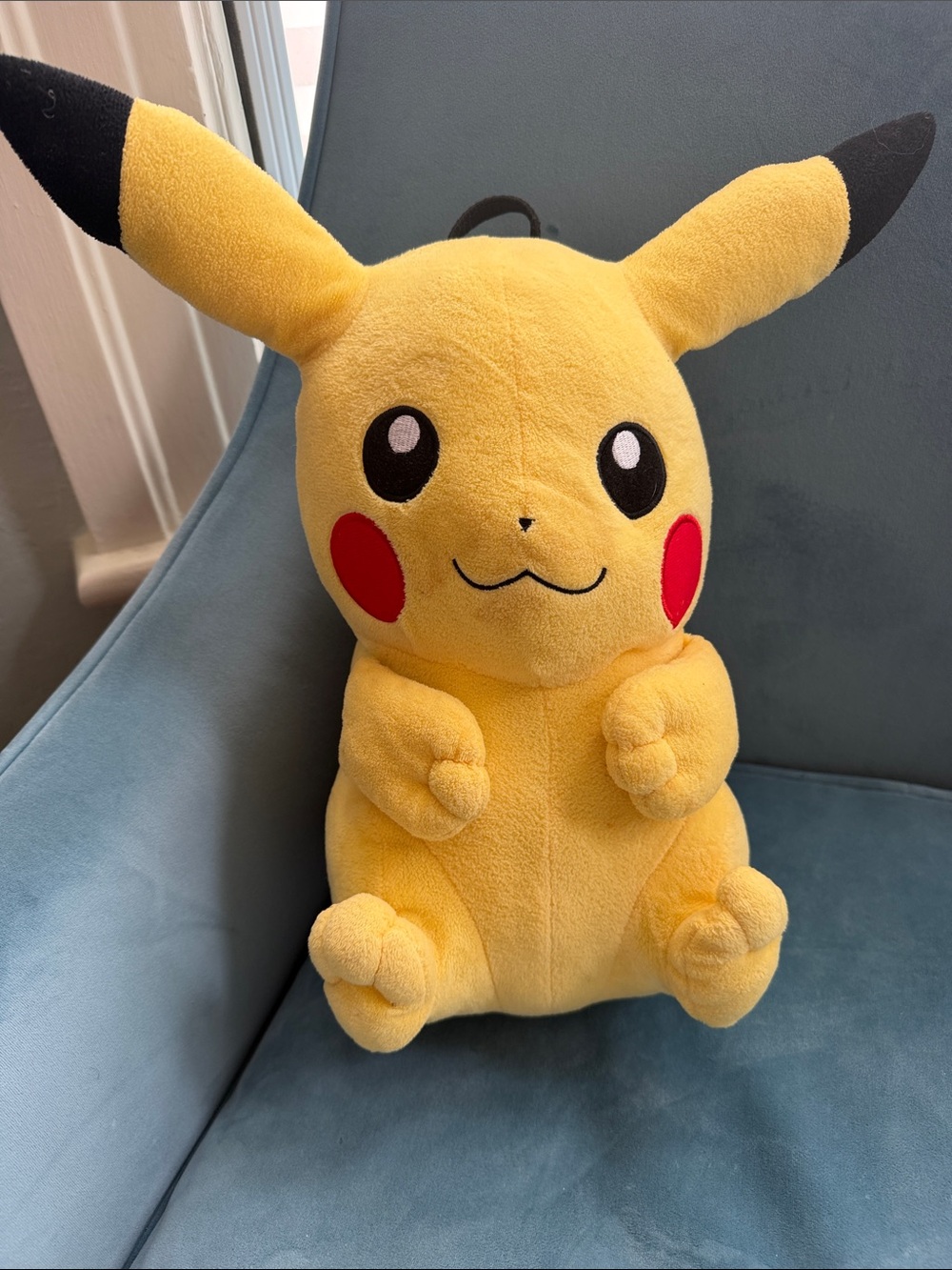 Pokémon Pikachu Plush Backpack Stuffed Character Bag Yellow